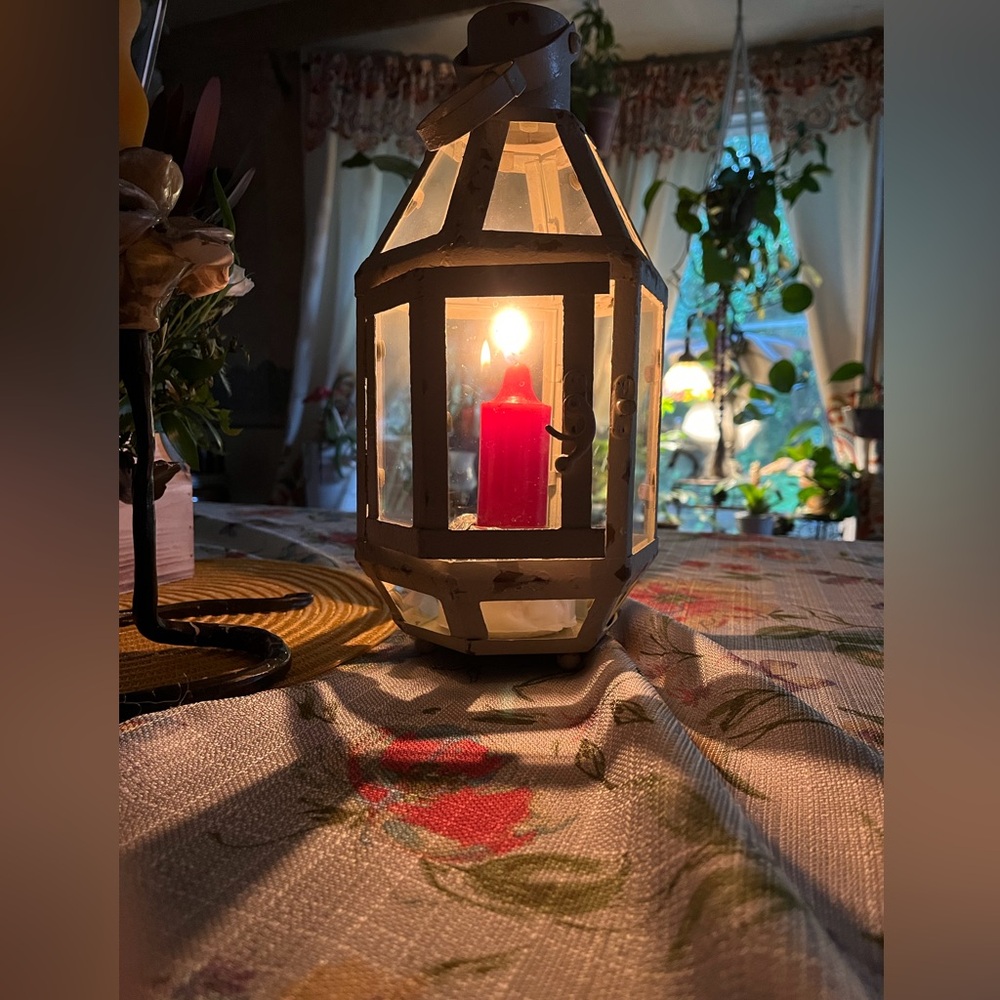 Vintage Lantern candle holder